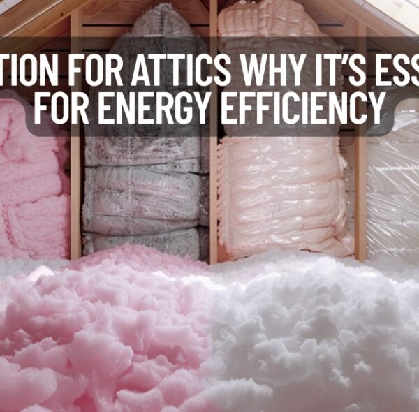 Insulation for Attics: Why It’s Essential for Energy Efficiency
