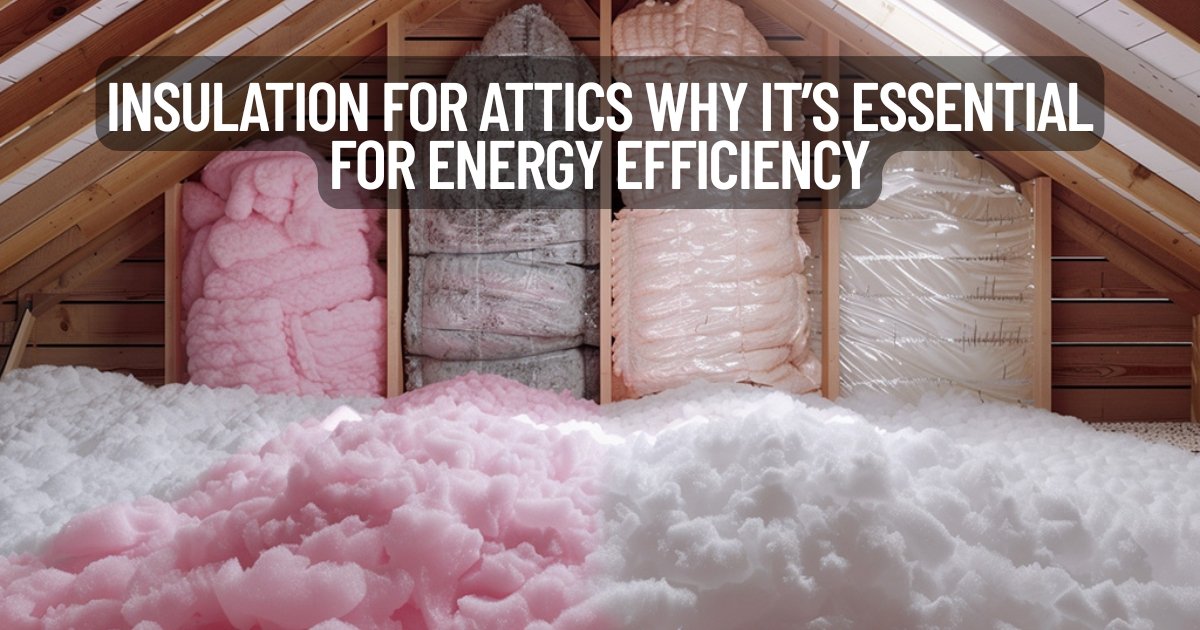 Insulation for Attics: Why It’s Essential for Energy Efficiency